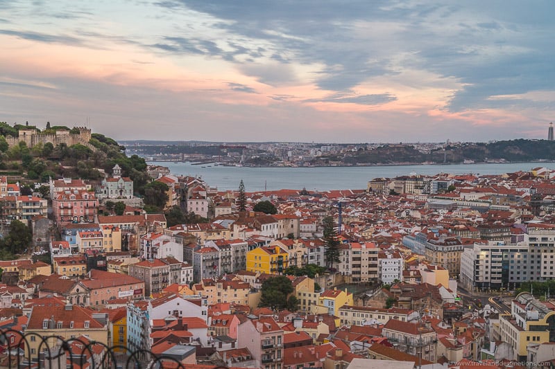 Miradouro da Senhora do Monte at sunset