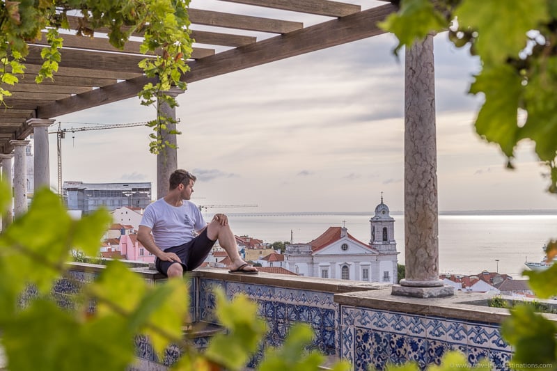 Miradouro de Santa Luzia in Lisbon