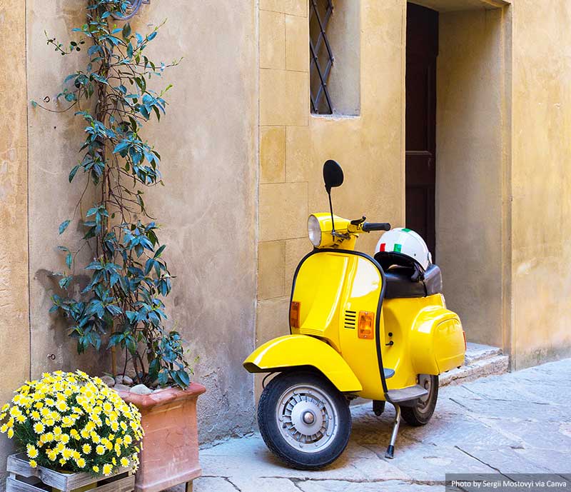 Scooter in Florence