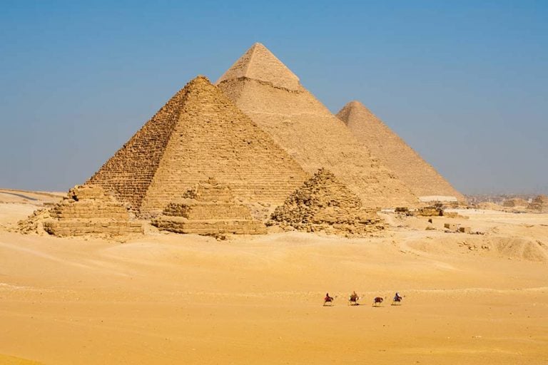 Giza Pyramids in Egypt