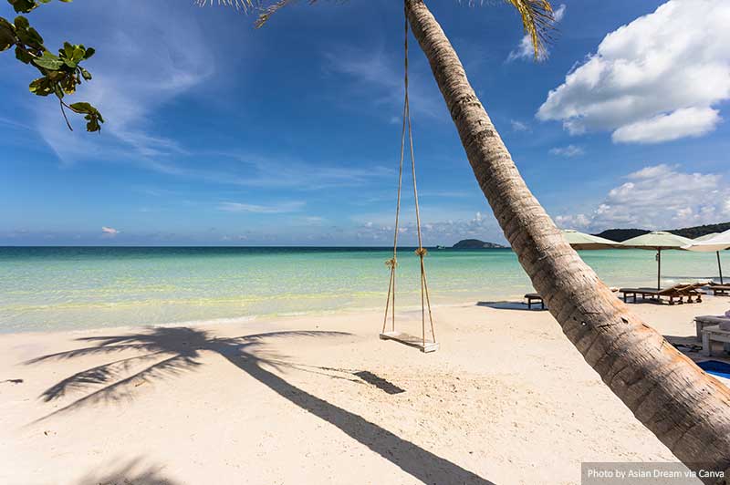 Bai Sao beach in Phu Quoc island