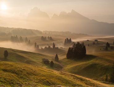 Beautiful landscapes in the Italian Dolomites
