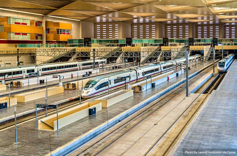 Train Station in Spain