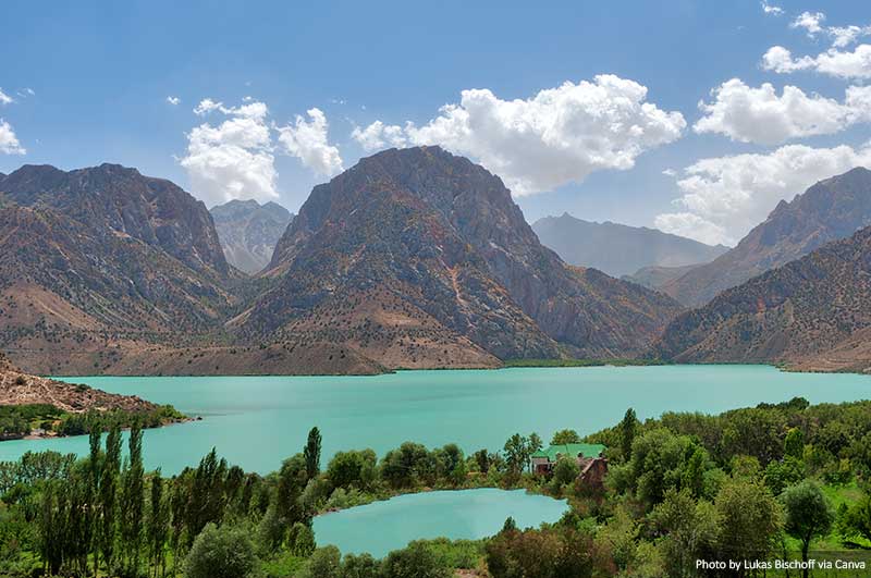 Iskanderkul in the Fann Mountains, Tajikistan