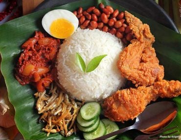 Nasi lemak meal