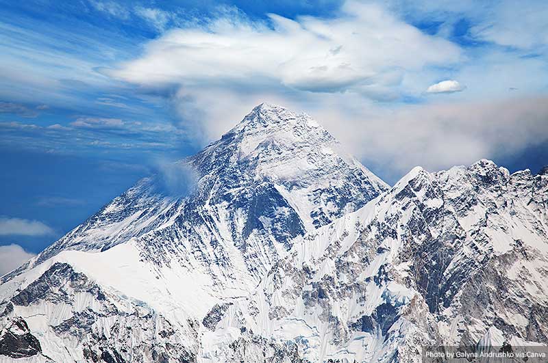 Peak of Mt. Everest