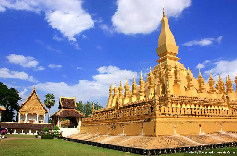 Pha That Luang stupa, Vientiane