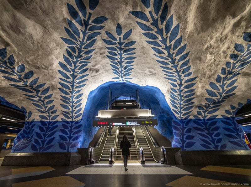 T-Centralen subway station in Stockholm