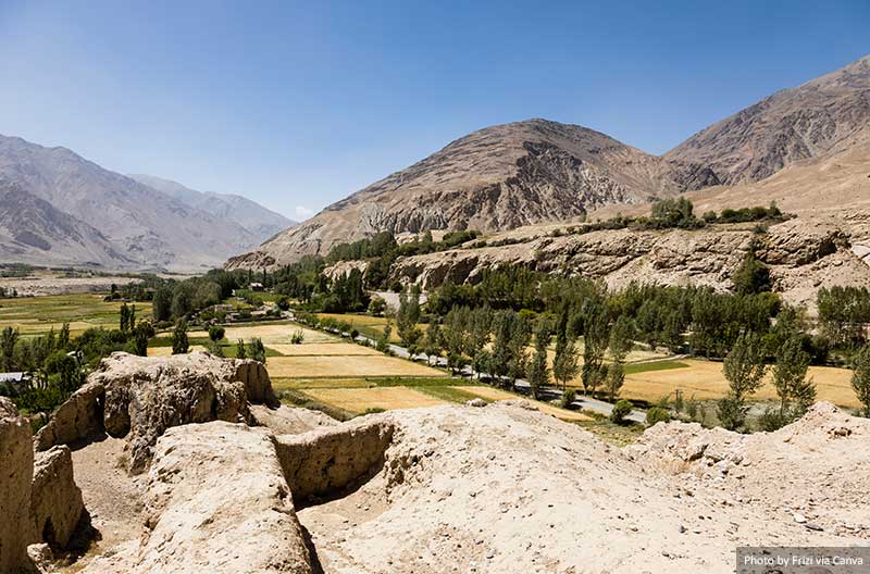 Wakhan Valley in Tajikistan.