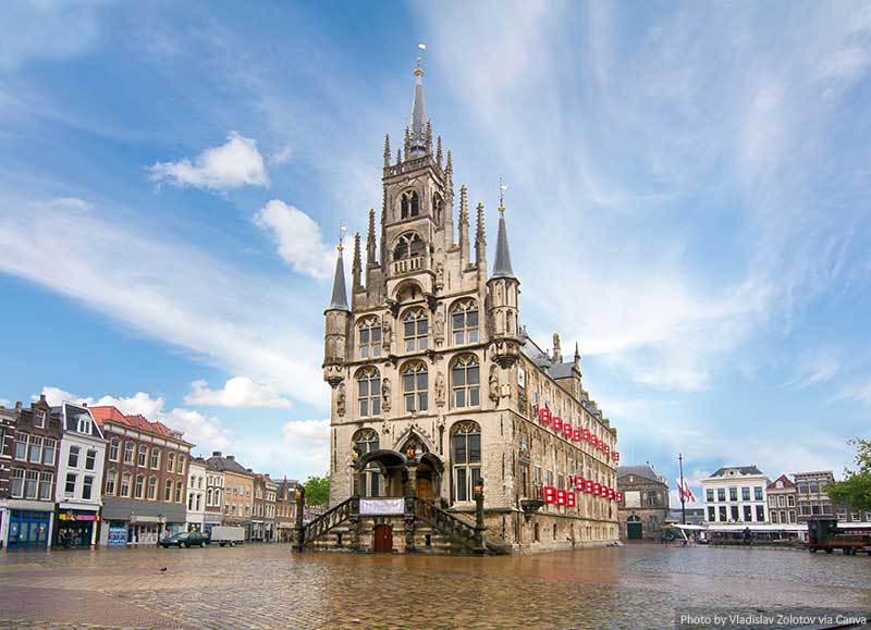 Gouda Town Hall on market square