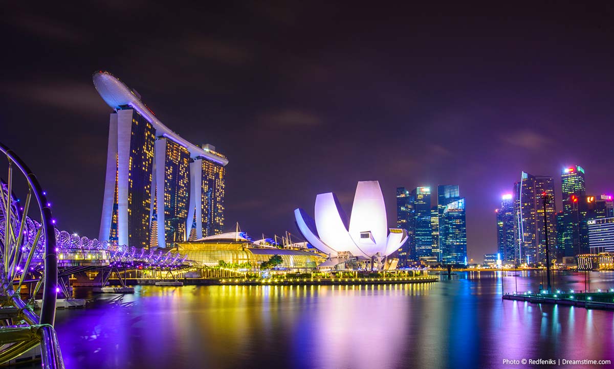 Singapore at night