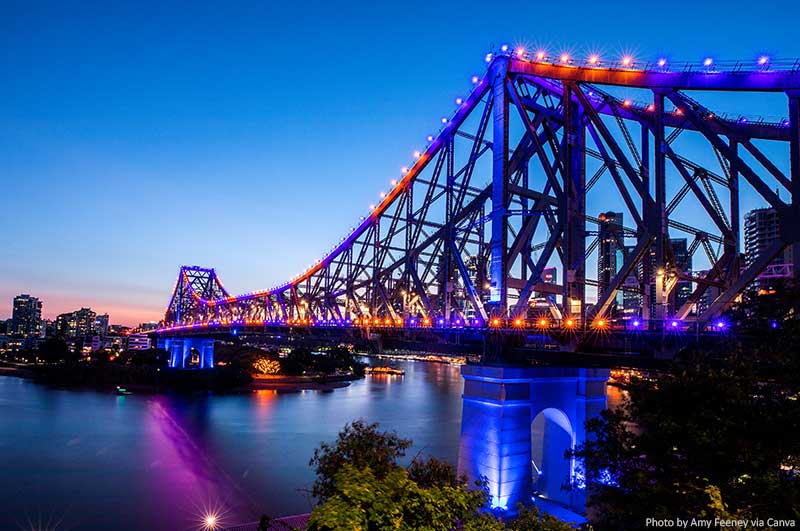 Story Bridge, Brisbane at night