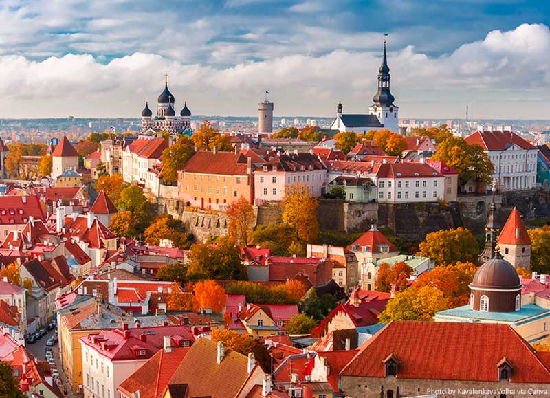 Tallinn, Estonia in the Baltics