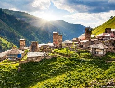 Beautiful landscapes in Georgia