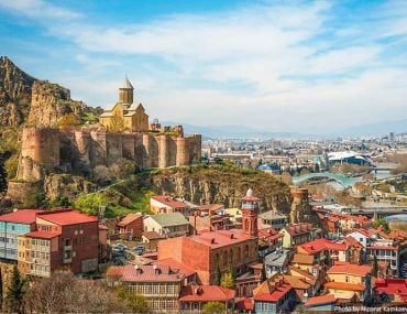 Skyline view of Tbilisi