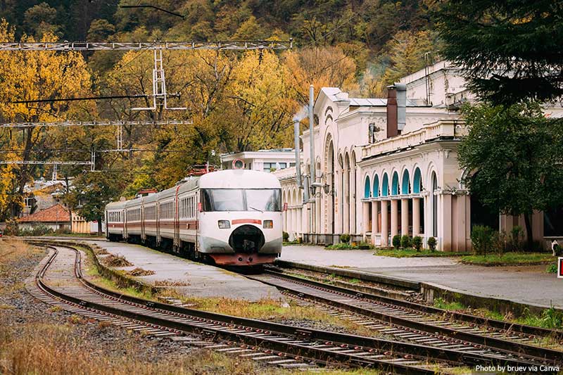 Trains and transportation in Georgia