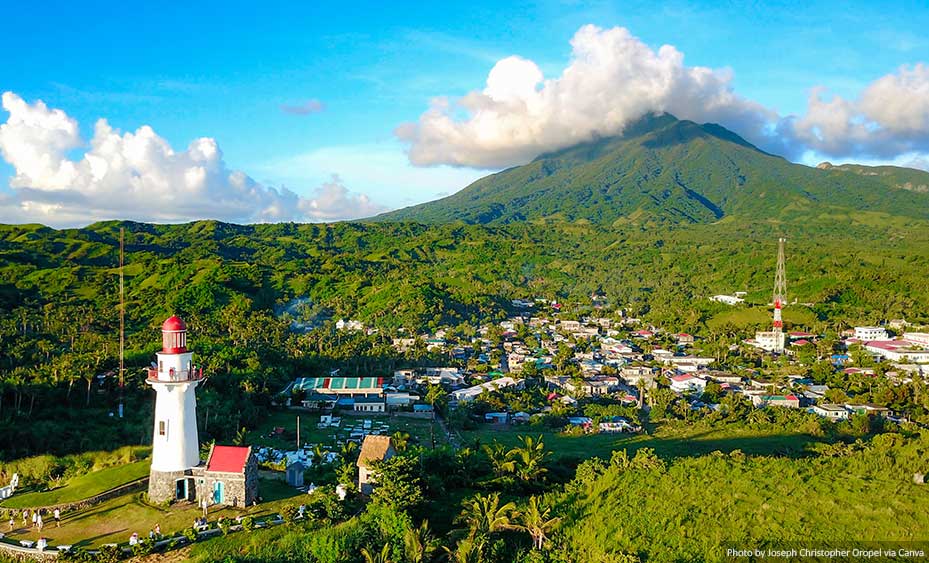 Basco in the province of Batanes, Philippines