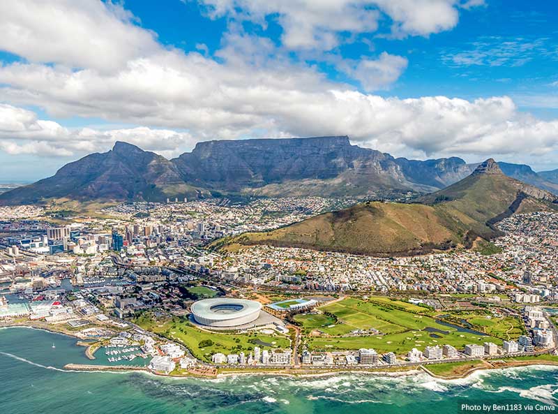 Cape Town from above