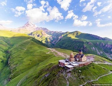 Georgia - Landscapes and Gergeti Trinity Church