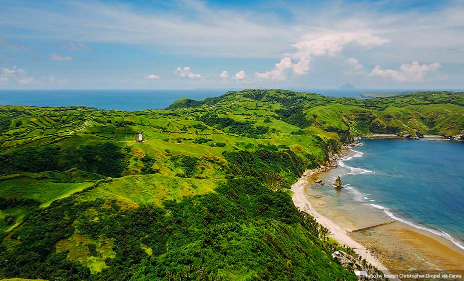 Landscapes and beaches in Batanes