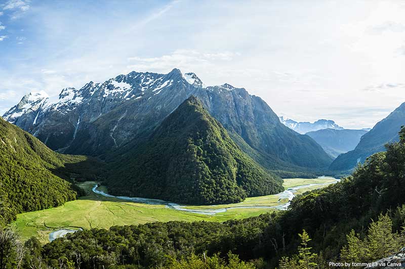 Routeburn Track and landscapes