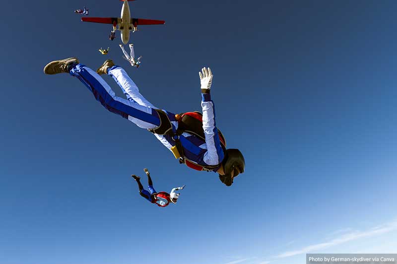 Skydiving photo