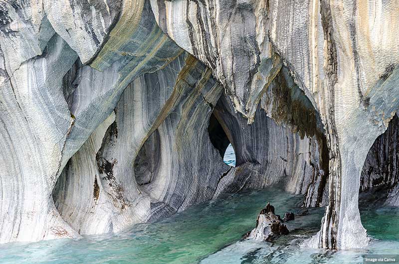 Marble Caves near Puerto Rio Tranquilo