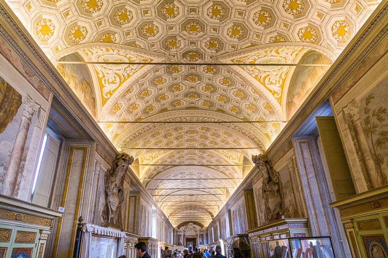 Corridors in the Vatican Museums