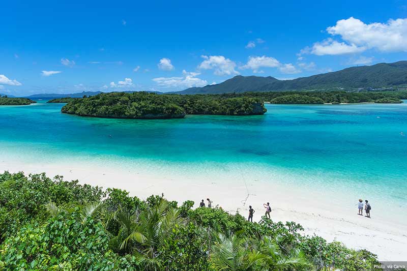 Tropical beach on Ishigaki Island, Okinawa