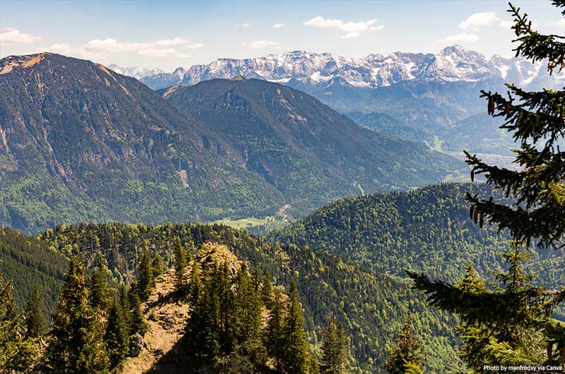 Bavarian Mountain Landscape