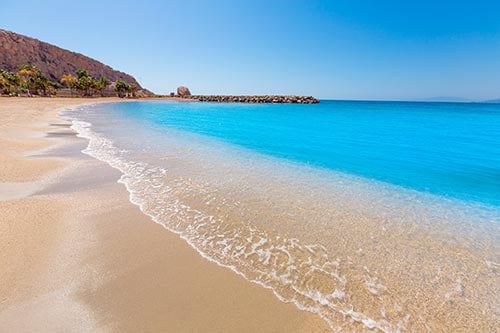 Beach in the Mediterranean