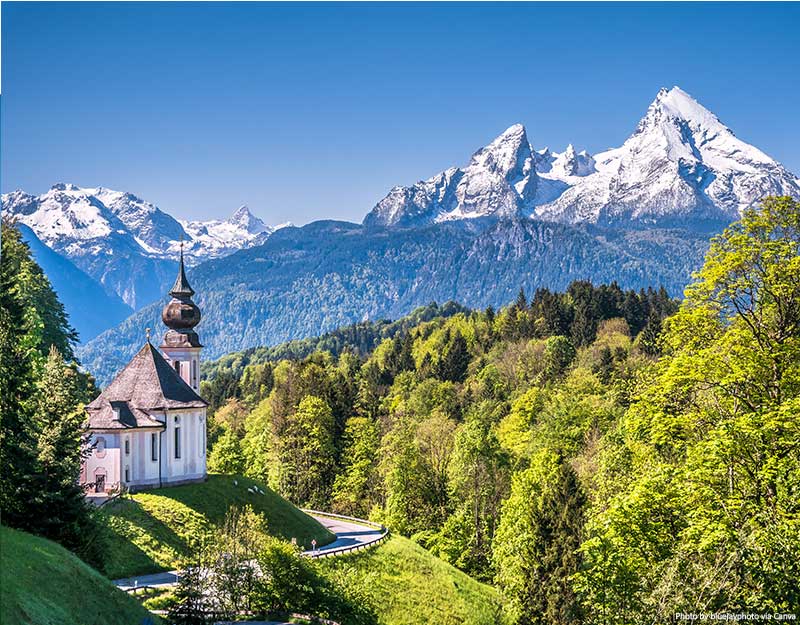 Views over Nationalpark Berchtesgaden
