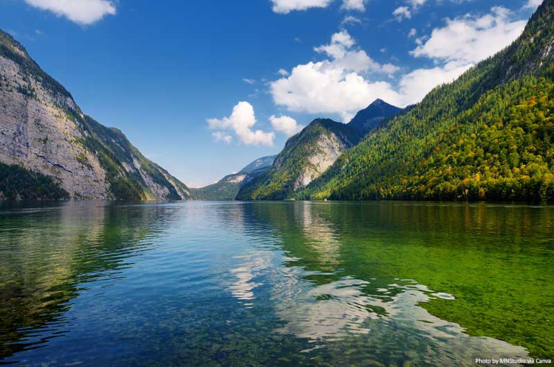 Konigssee in Berchtesgaden National Park