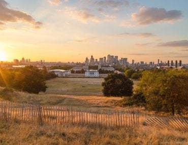 Greenwich Park at Sunset