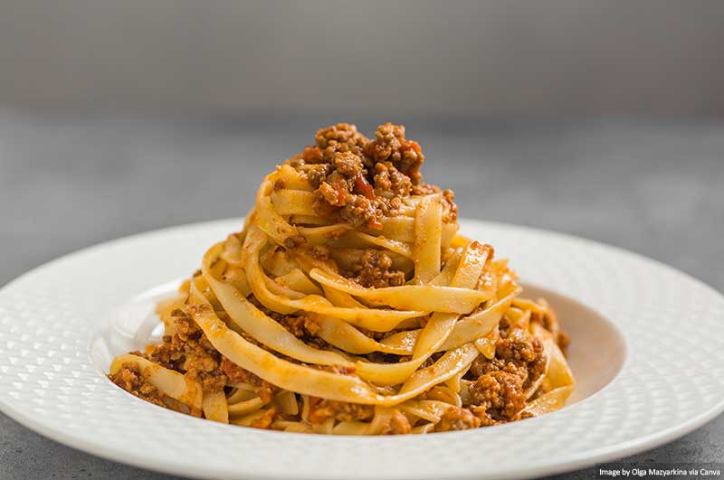 Tagliatelle al ragù