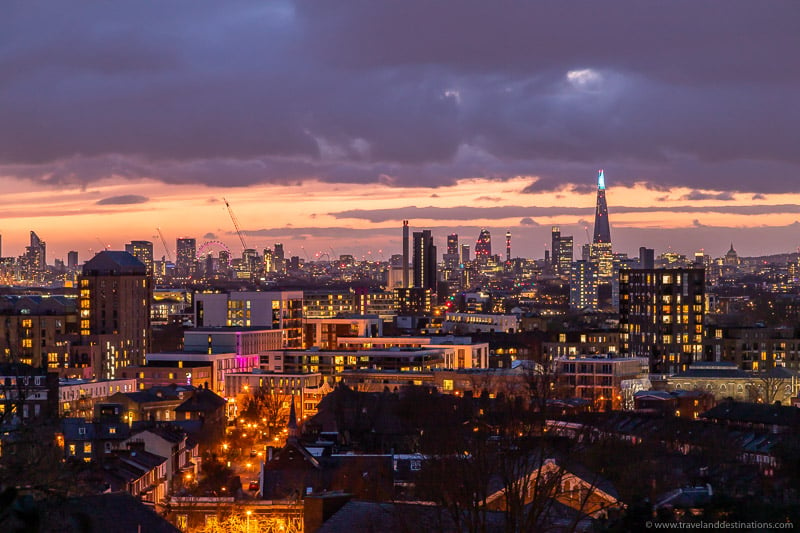 The London Skyline from The Point, Greenwich