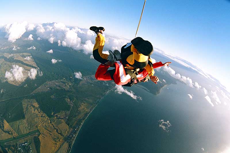 Sky Diving in New Zealand