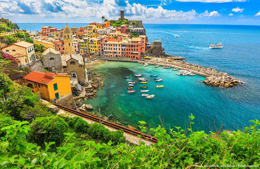 Beautiful villages of Cinque Terre, Italy