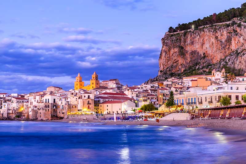 Cefalu skyline, Sicily