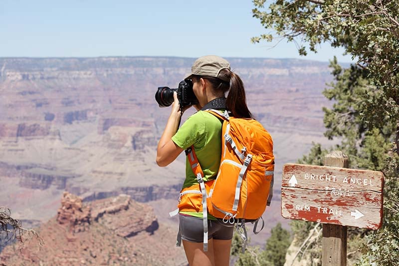 Hiker in the Grand Canyon