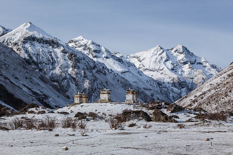 Landscapes in Jigme Dorji National Park