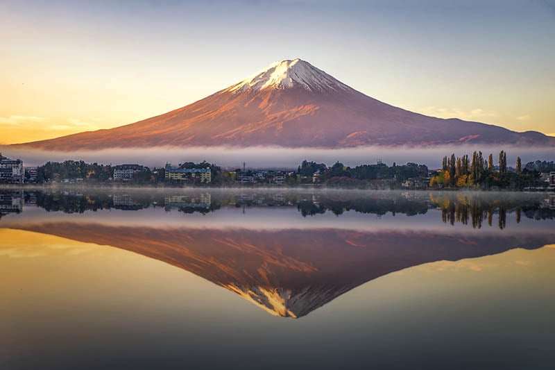 Mount Fuji from Lake Kawaguchiko