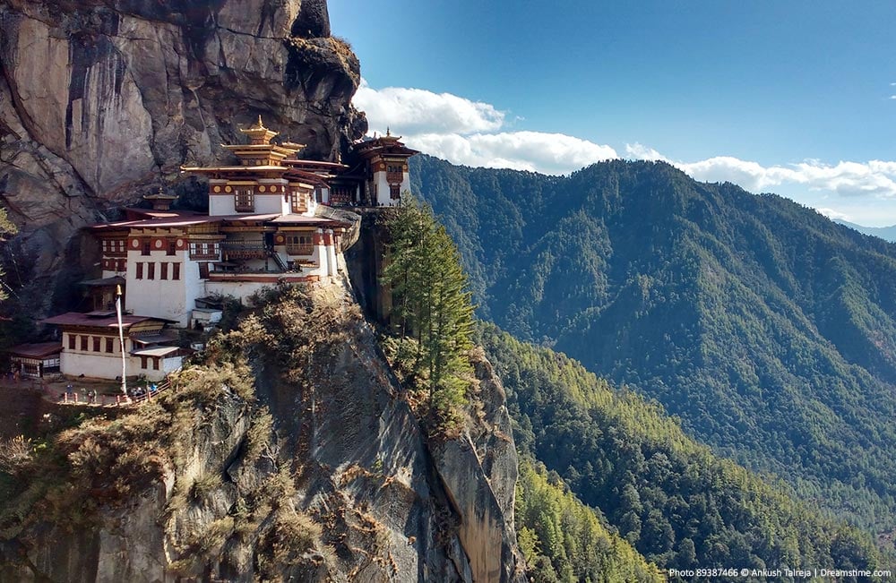 Tigers Nest and landscapes, Bhutan