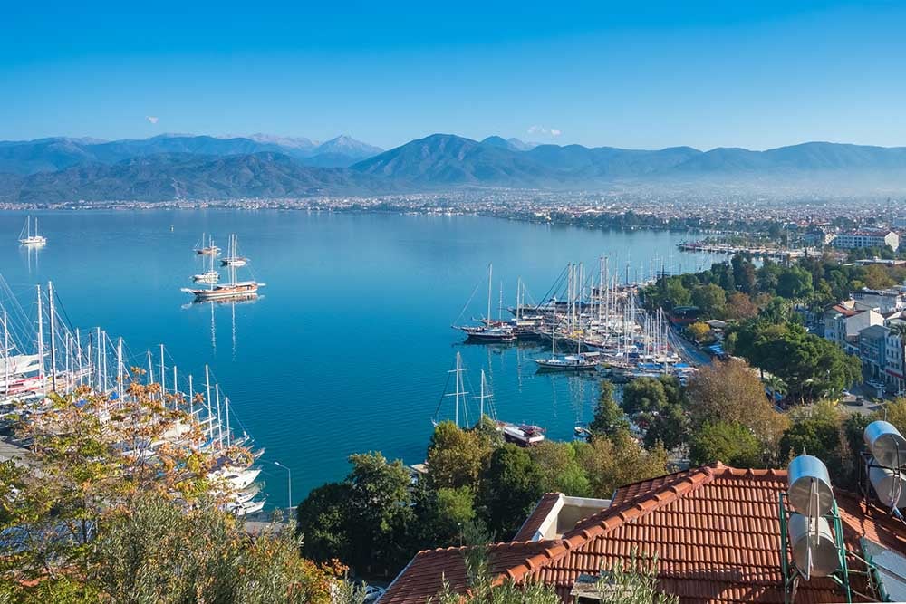 Fethiye city and the coast