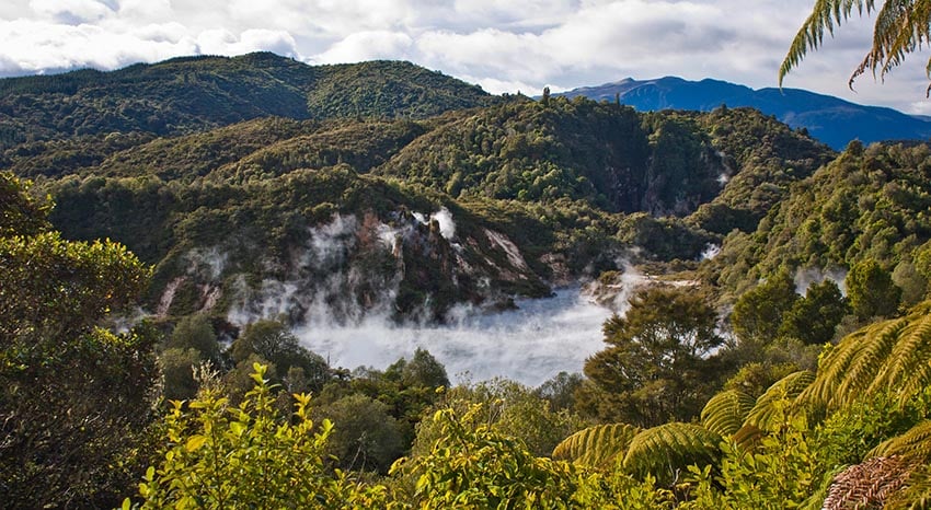 Lago di padella - Valle vulcanica di Waimangu
