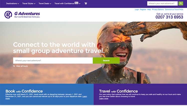 G Adventures Screenshot