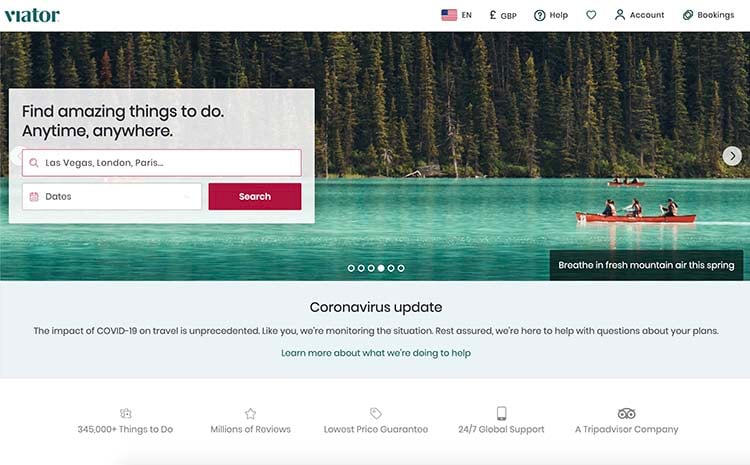 Viator Screenshot