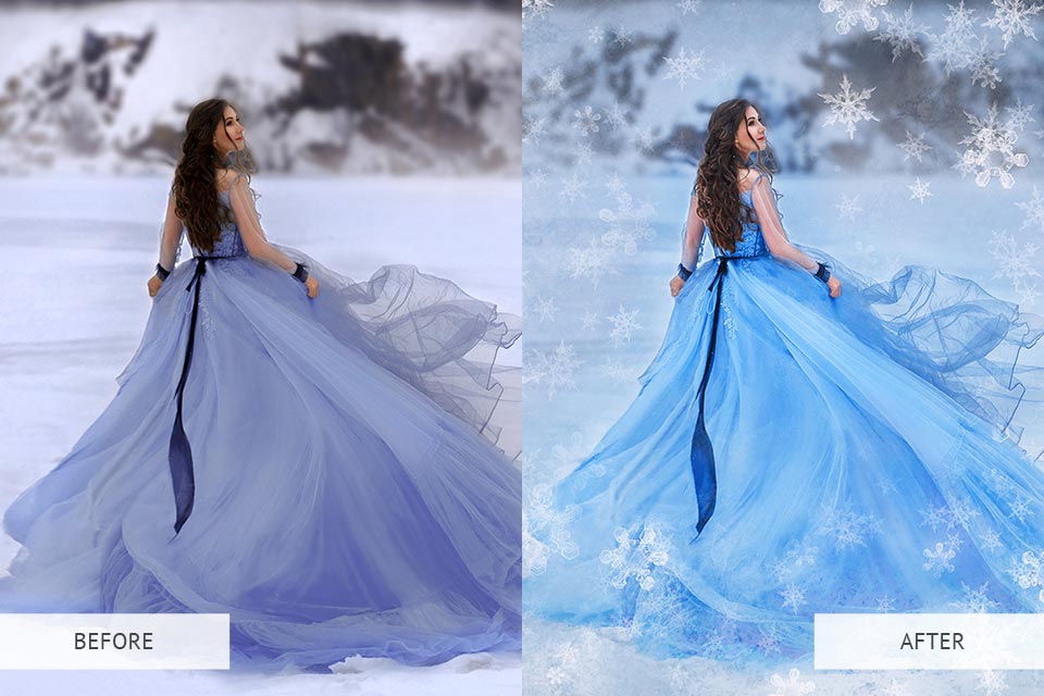 Exemple de superposition Artic Frost