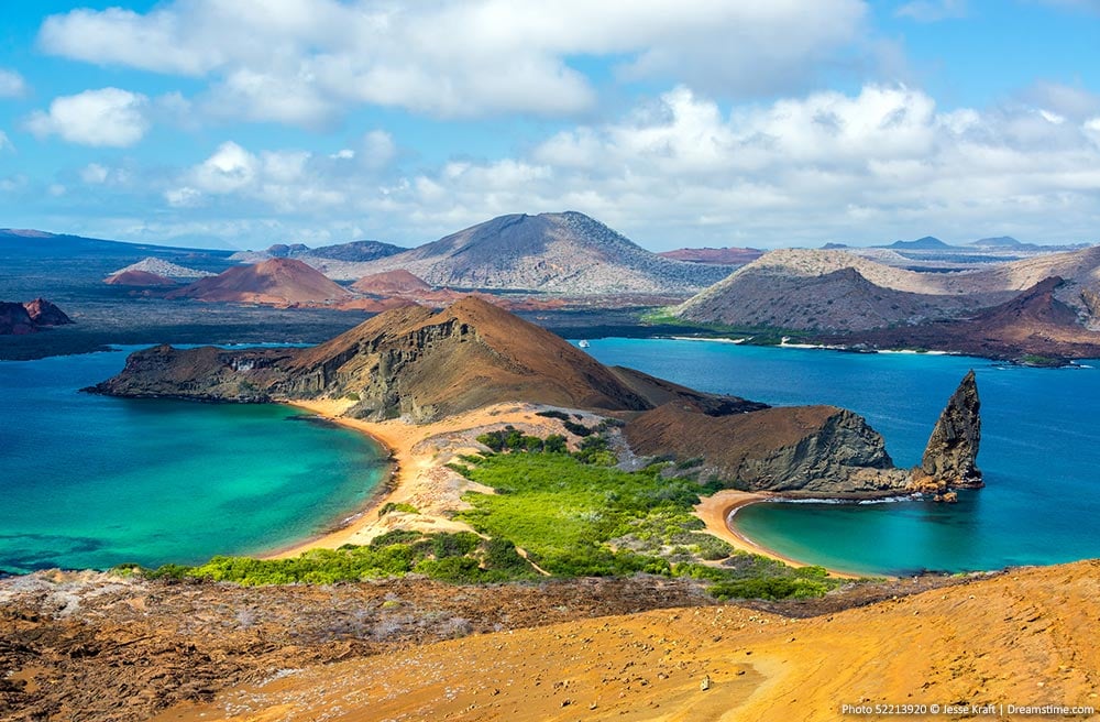 Beautiful places in Ecuador - Bartolome Island, Galapagos