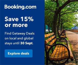 booking.com pabėgimo diena - sutaupykite 15%